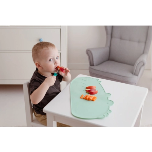 Silikonowa podkładka krokodyl miętwa 45506